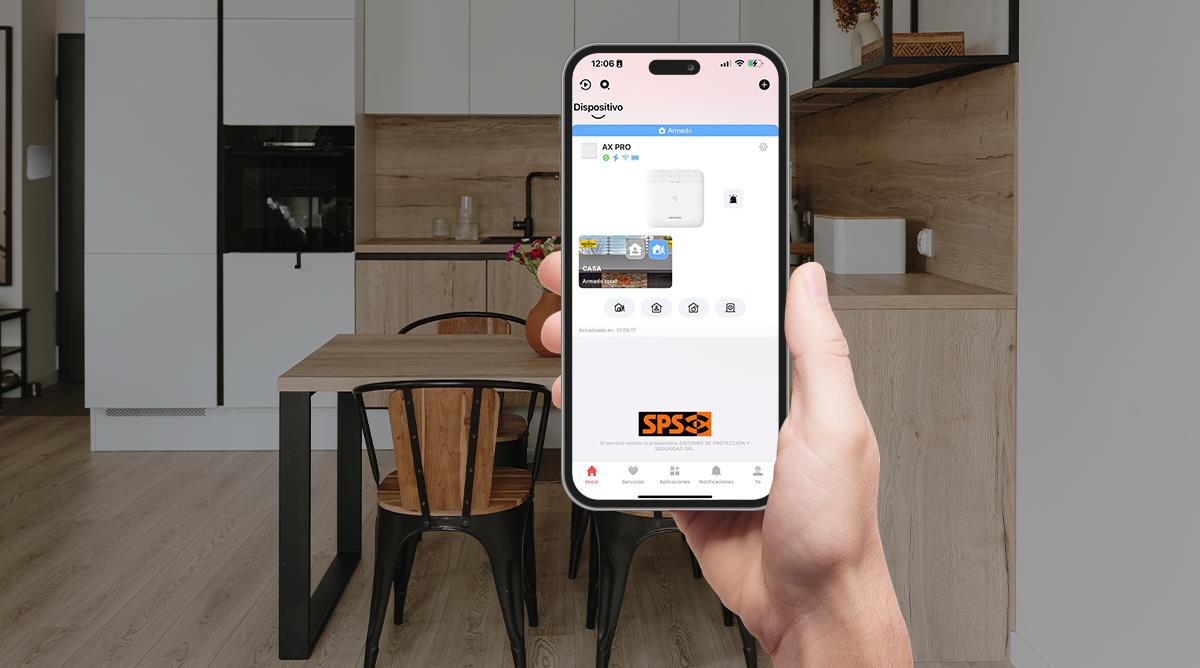 Smart app SPS: aplicación para cámaras de seguridad y gestión de alarmas desde tu celular
