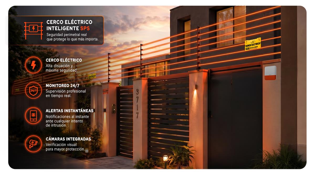 ¿Cómo funciona un Cerco Eléctrico Monitoreado para casas? Seguridad para tu hogar