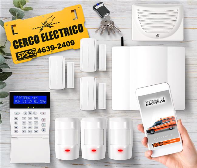 Hogar Alarma + Cerco Eléctrico Monitoreado